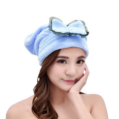 Picture of Microfiber Shower Cap Blue